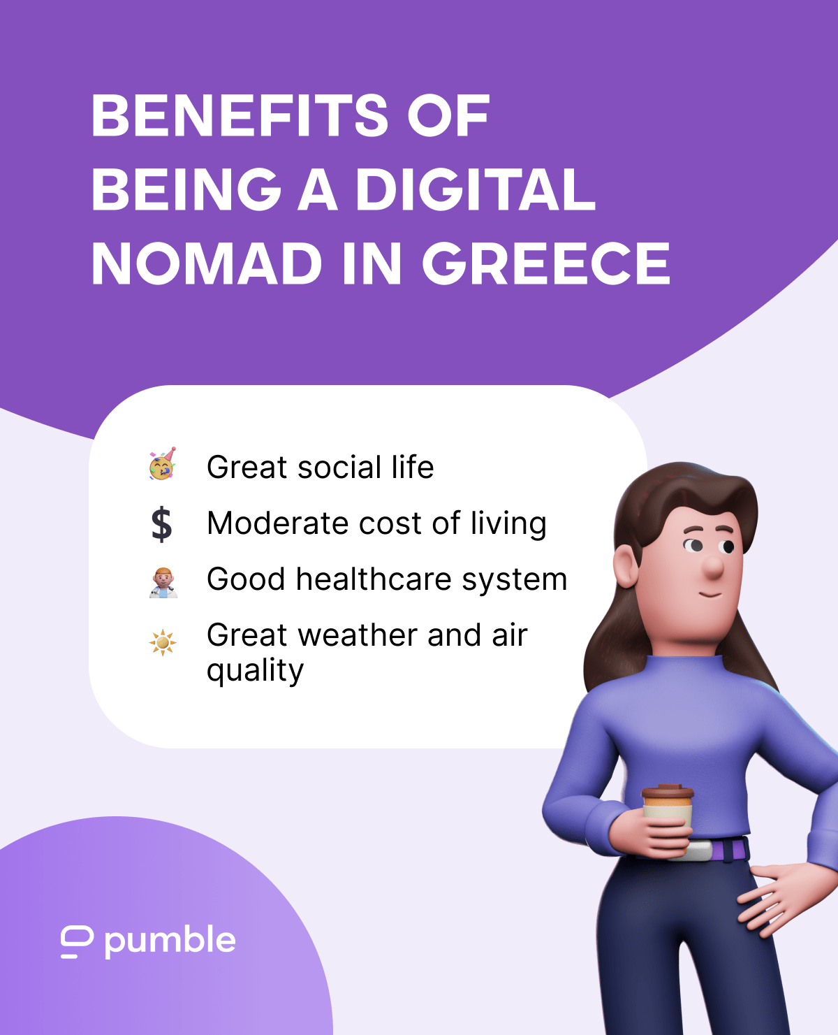 Benefits of being a digital nomad in Greece